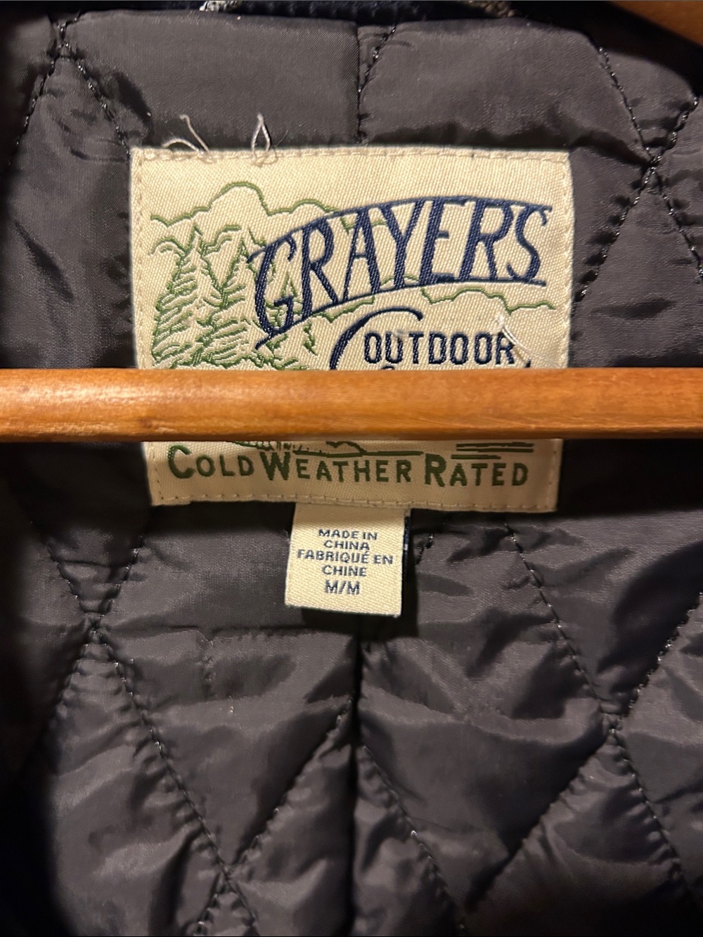 Grayers Navy Corduroy Double-Breasted Pea Coat - Picture 2 of 6
